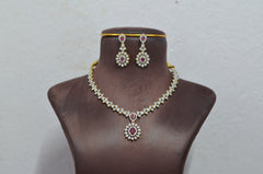 NECKLACE Necklace 029 DIAMOND RUBY