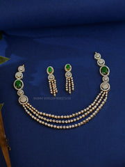 NECKLACE Necklace 732 DIAMOND EMERALD