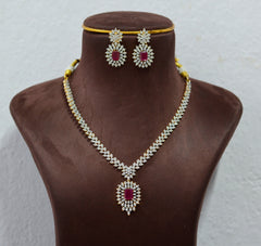 NECKLACE Necklace 918 DIAMOND RUBY