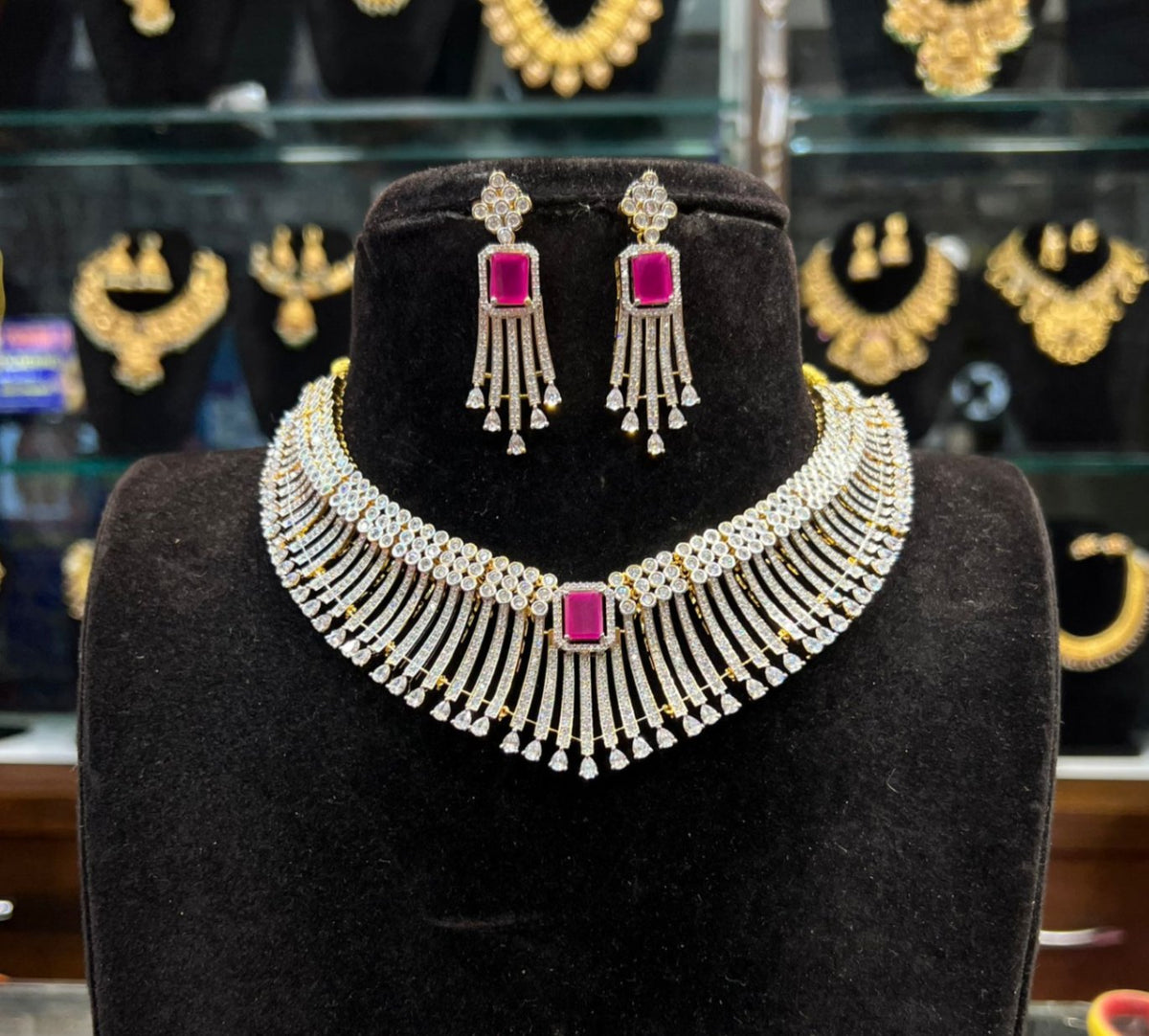 NECKLACE necklace 605 DIAMOND RUBY