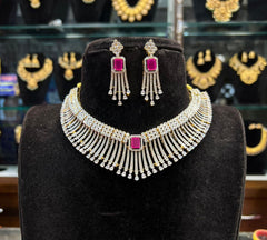 NECKLACE necklace 605 DIAMOND RUBY