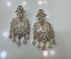 Earring EA211 Drops - EA211 DIAMOND WHITE