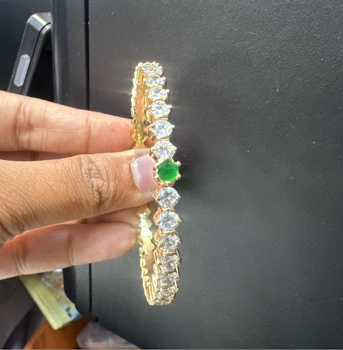 BRACELET/BANGLE Bangle kada 001 EMERALD 2'4