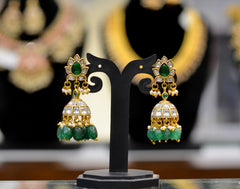 JADAU Jhumka 101 JADAU WHITE