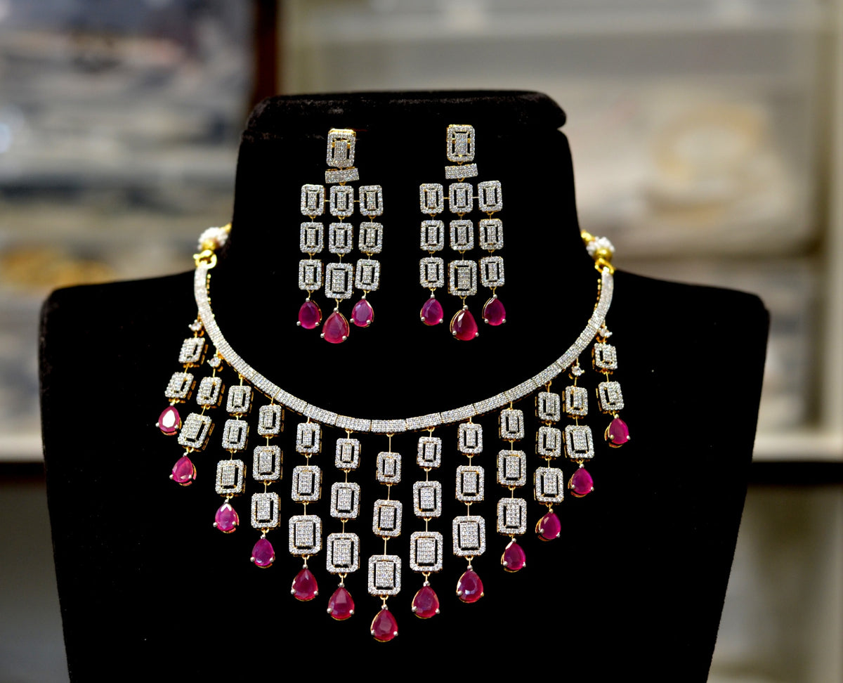 NECKLACE necklace 158 DIAMOND RUBY