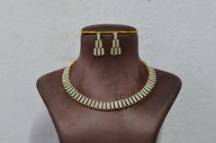 NECKLACE necklace 070 DIAMOND DUAL PLATING DIAMOND LOOK
