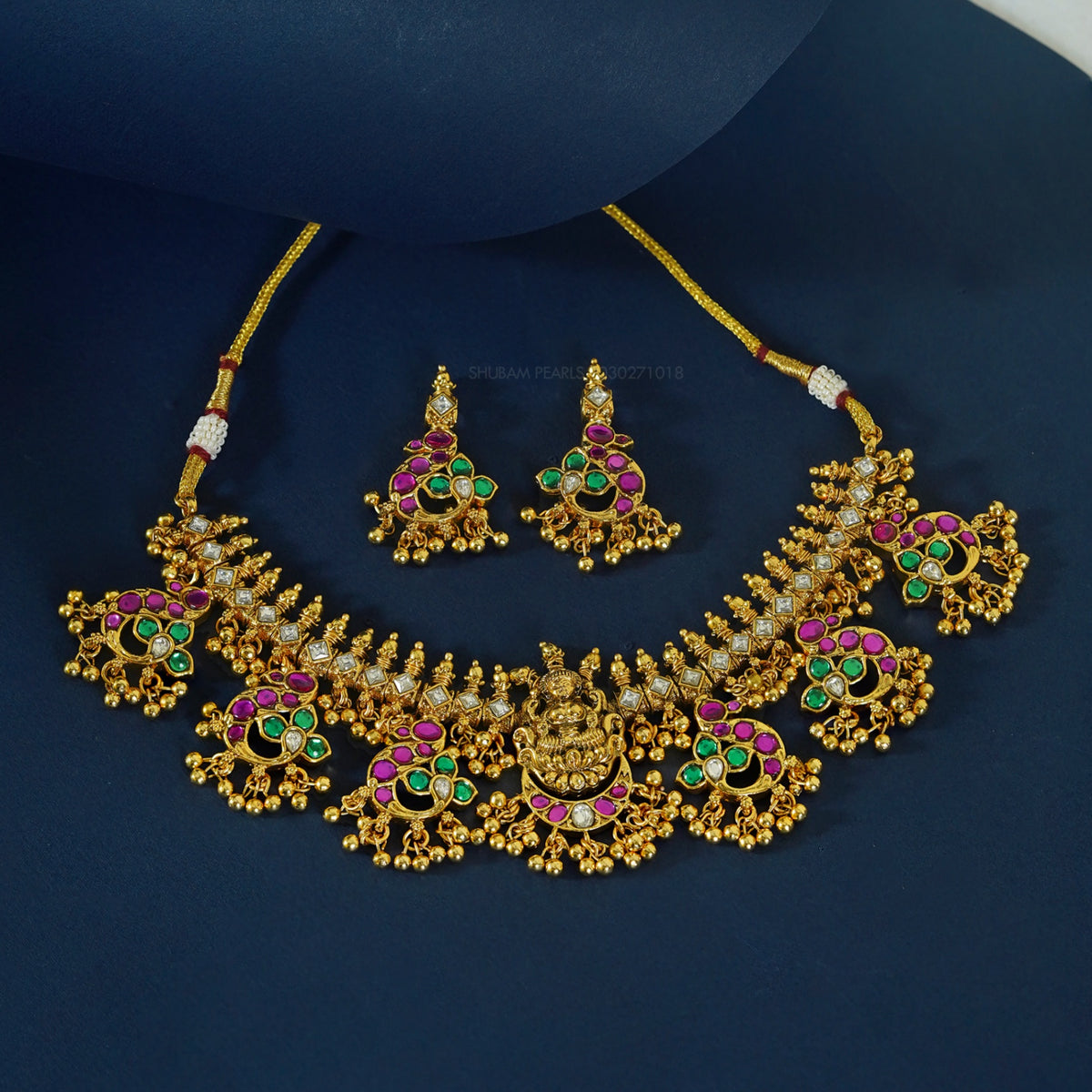 NECKLACE Necklace 951 NAKSHI JADAU MIX GOLDEN
