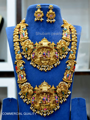 COMBO BRIDAL SET Combo set 004 NAKSHI AD STONE GOLDEN