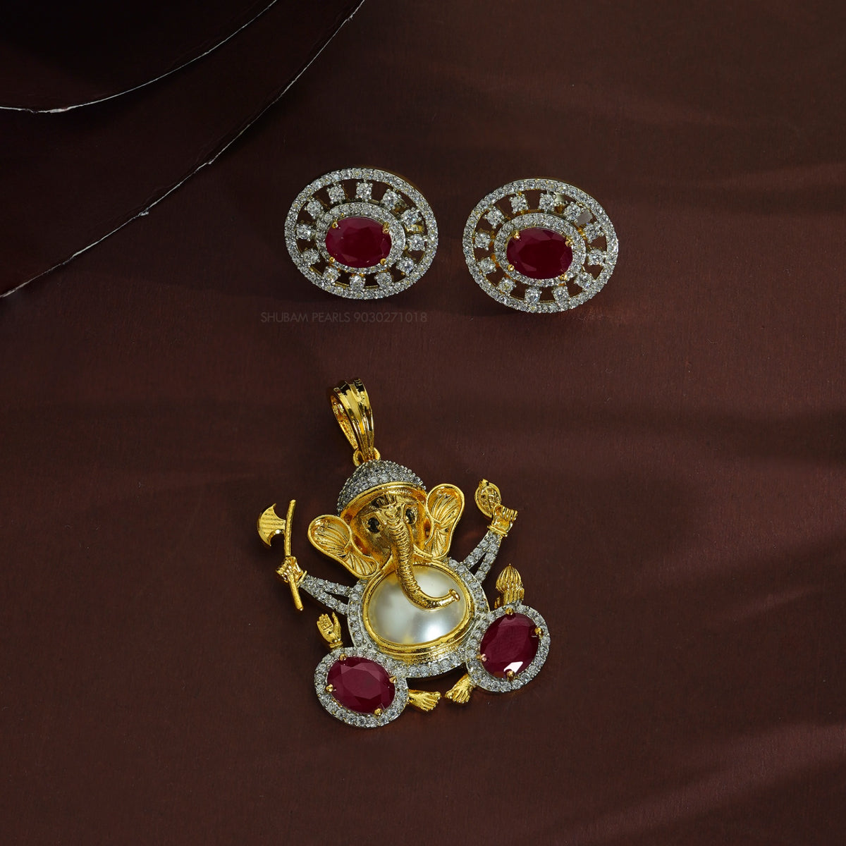 PENDANT SET / LOCKETS pendant set 269 DIAMOND RUBY