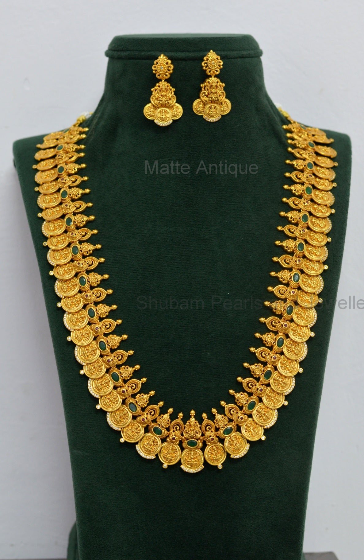 NECKLACE Nk032 MATTE NAKSHI EMERALD