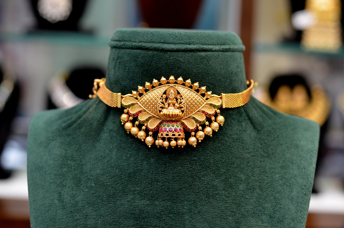 CHOKER mini choker / armlet 003 NAKSHI ANTQIUE MULTI COLOR