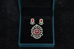 PENDANT SET / LOCKETS Pendant set 281 DIAMOND RUBY