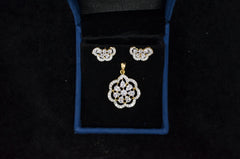 PENDANT SET / LOCKETS Pendant set 202 DIAMOND WHITE