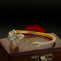 BRACELET/BANGLE Bracelet 046 DUAL PLATING DIAMOND LOOK Openable