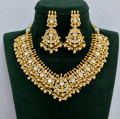 JADAU Necklace 898 MOZONITE WHITE