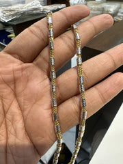 DORI AND CHAINS THICK CHAIN with balls DIAMOND 16-18 Inch