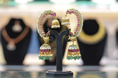 Earring EARCUFF 174 EMERALD KEMPU MULTI COLOR
