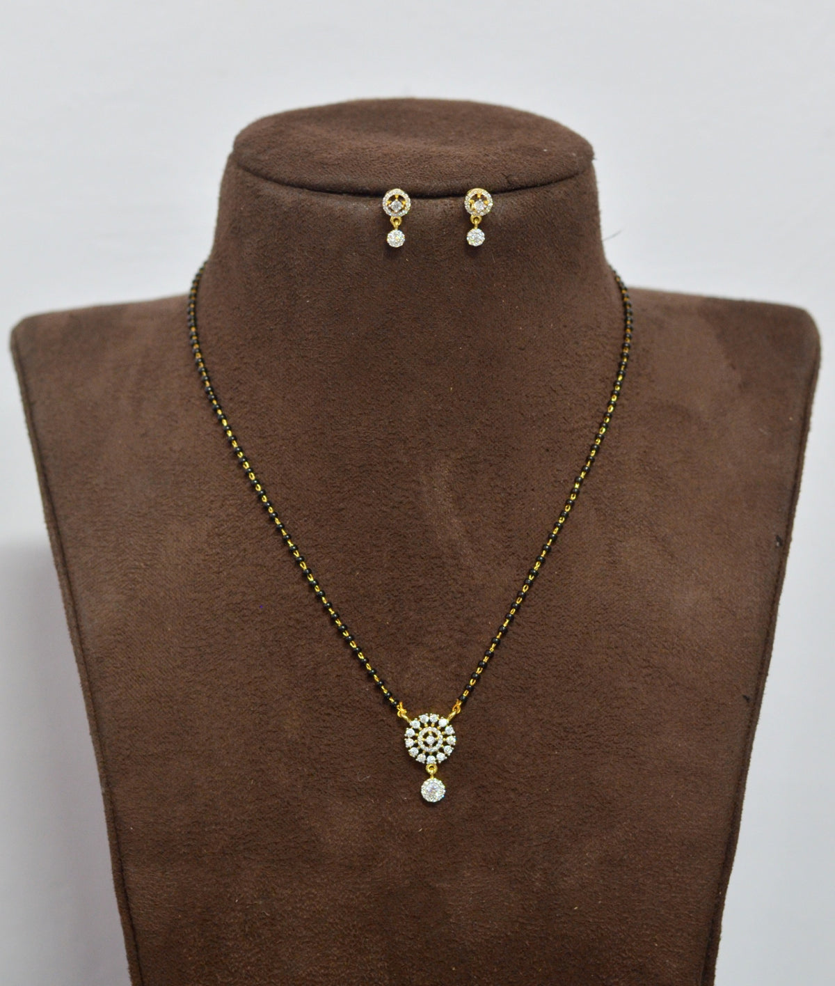MANGALSUTRA Magalsutra 055 DIAMOND  DUAL PLATING DIAMOND LOOK