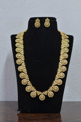 NECKLACE Nk119 - Nk119 LONG KEMPU JADAU LOOK REVERSIBLE MULTI COLOR - MU