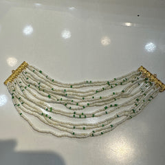 ACCESSORIES EAR CHAMPSWRL013 green mix  - CHL013 PEARLS medium