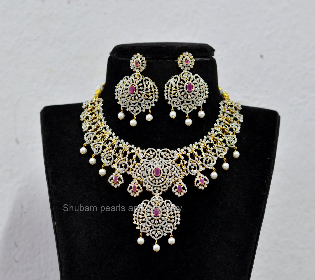 NECKLACE necklace852 DIAMOND RUBY