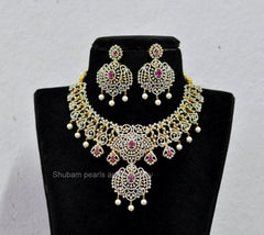 NECKLACE necklace852 DIAMOND RUBY