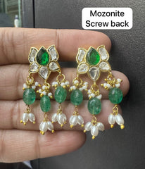 Earring Earrings 205 DIAMOND EMERALD