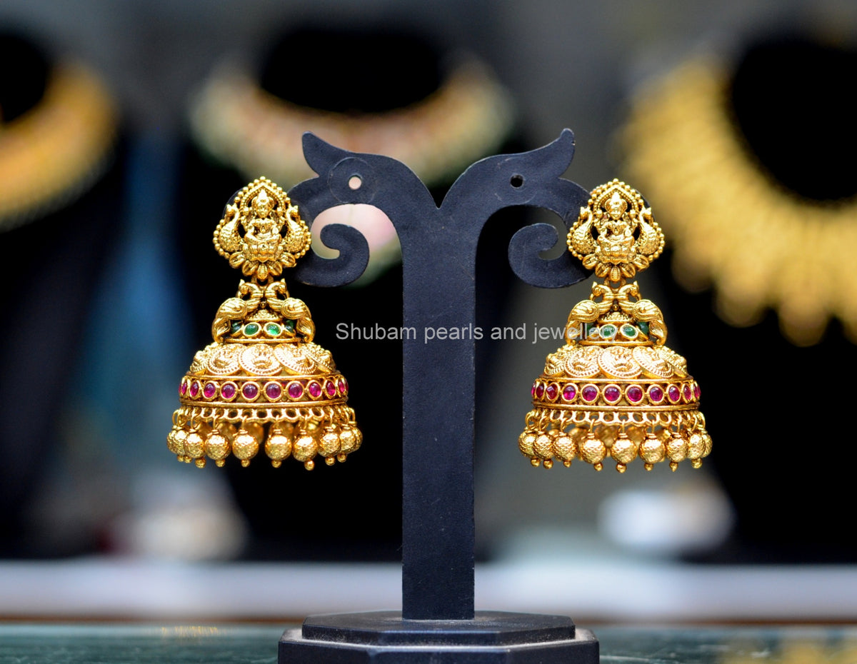 Earring Earrings 305 NAKSHI KEMPU MULTI COLOR