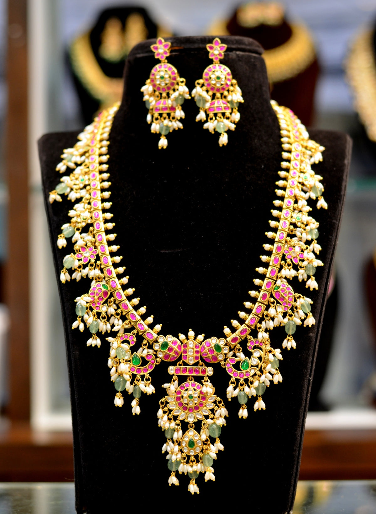 GUTTAPUSAL Long Guttapusalu 028 - GU028 MULTI COLOR Long