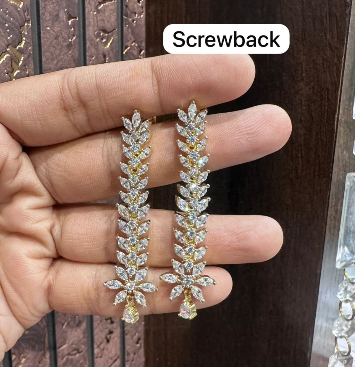 Earring Earrings 115 DIAMOND WHITE