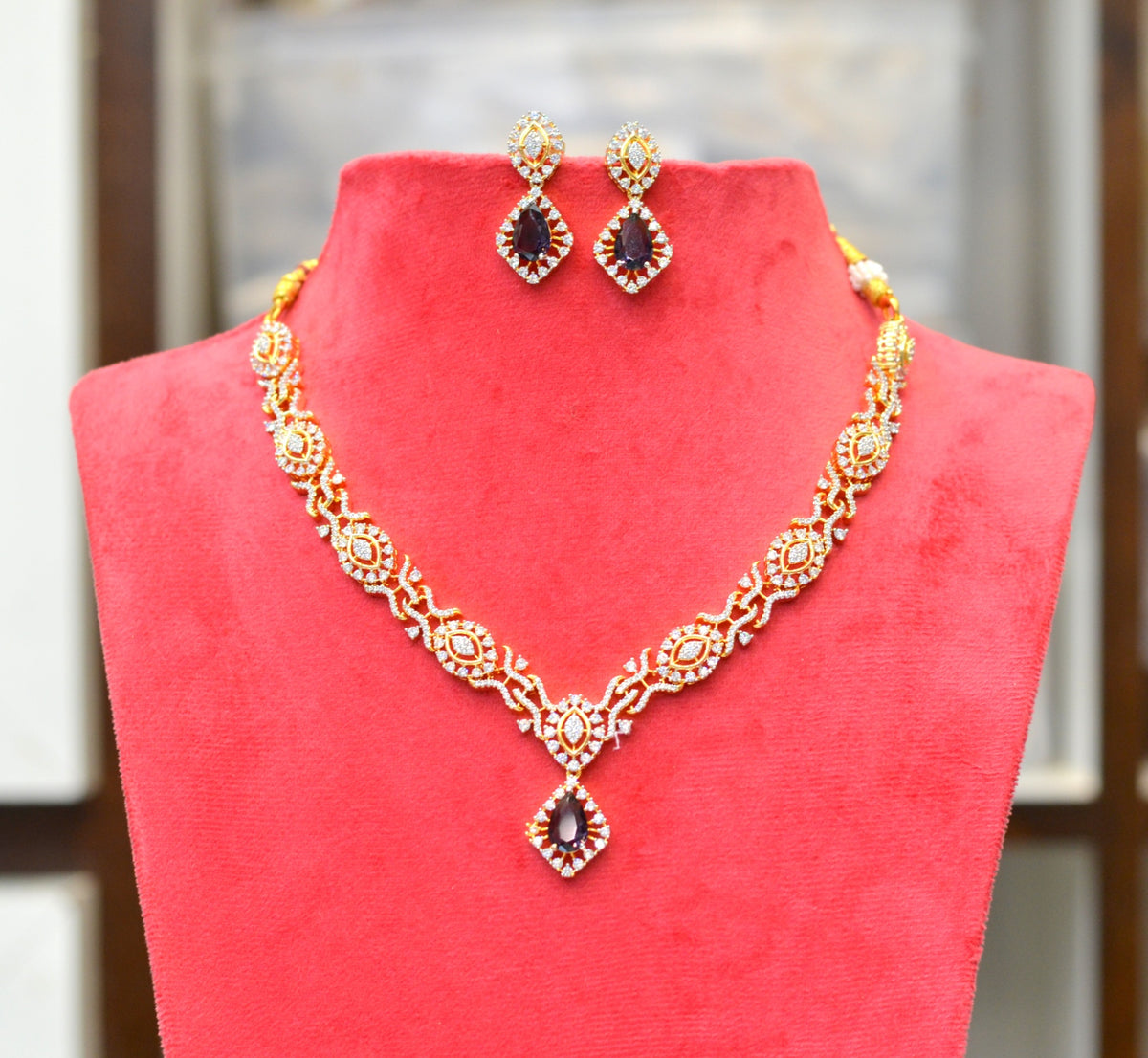 NECKLACE Necklace 225 DIAMOND EMETHYST PURPLE