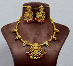 NECKLACE Necklace 746 NAKSHI AD STONE MULTI COLOR