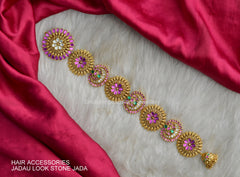 ACCESSORIES  Hair jada golden - HAN Jadau Look Kemp Stone 11-12 INCH