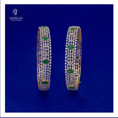 BRACELET/BANGLE BANGLE1092 EMERALD 2/4