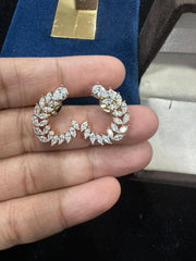 Earring Eartops 145 DIAMOND DUAL PLATING DIAMOND LOOK