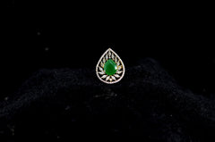 FINGERRING Finerring 62 DIAMOND EMERALD