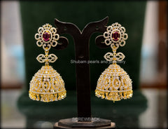 Earring Earrings 072 DIAMOND RUBY