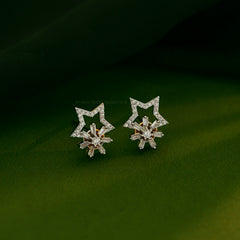 Earring ER073 DIAMOND  WHITE