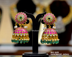 JADAU Jhumka 085 JADAU MULTI COLOR