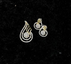 PENDANT SET CHAINS pendant set 019 DIAMOND WHITE