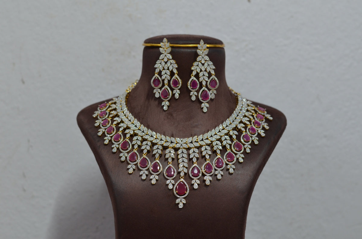 NECKLACE necklace 670 DIAMOND RUBY