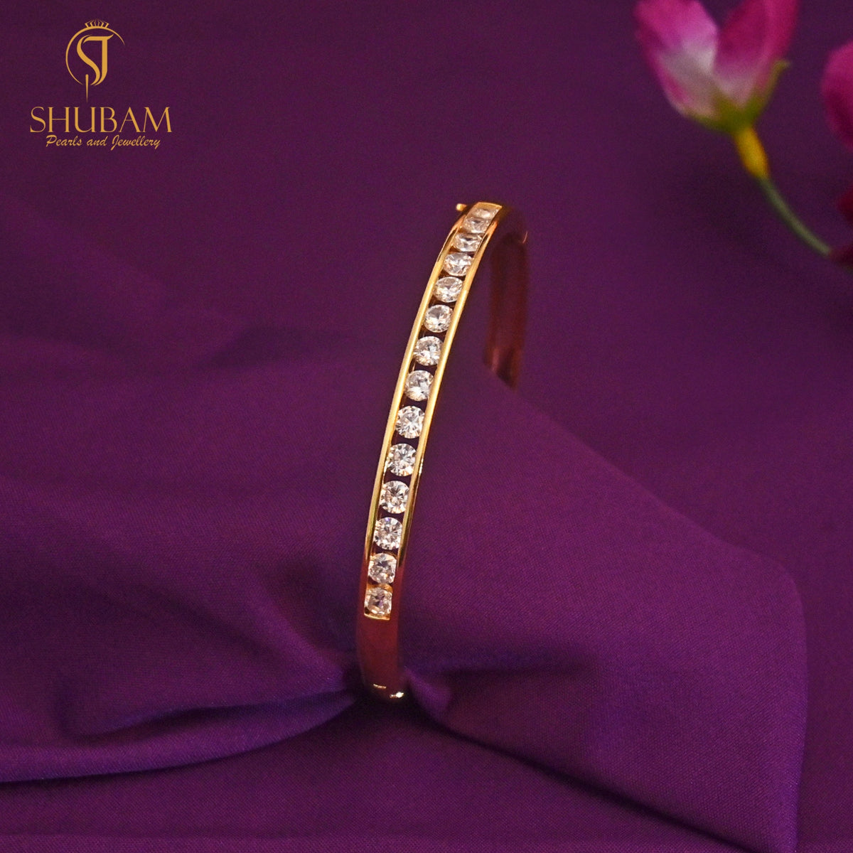 BRACELET/BANGLE BR006 WHITE Openable