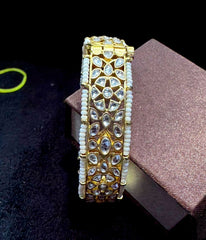BRACELET/BANGLE SINGLE KADA 046 GOLDEN 2'6