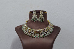 NECKLACE Nk198 DIAMOND  EMERALD