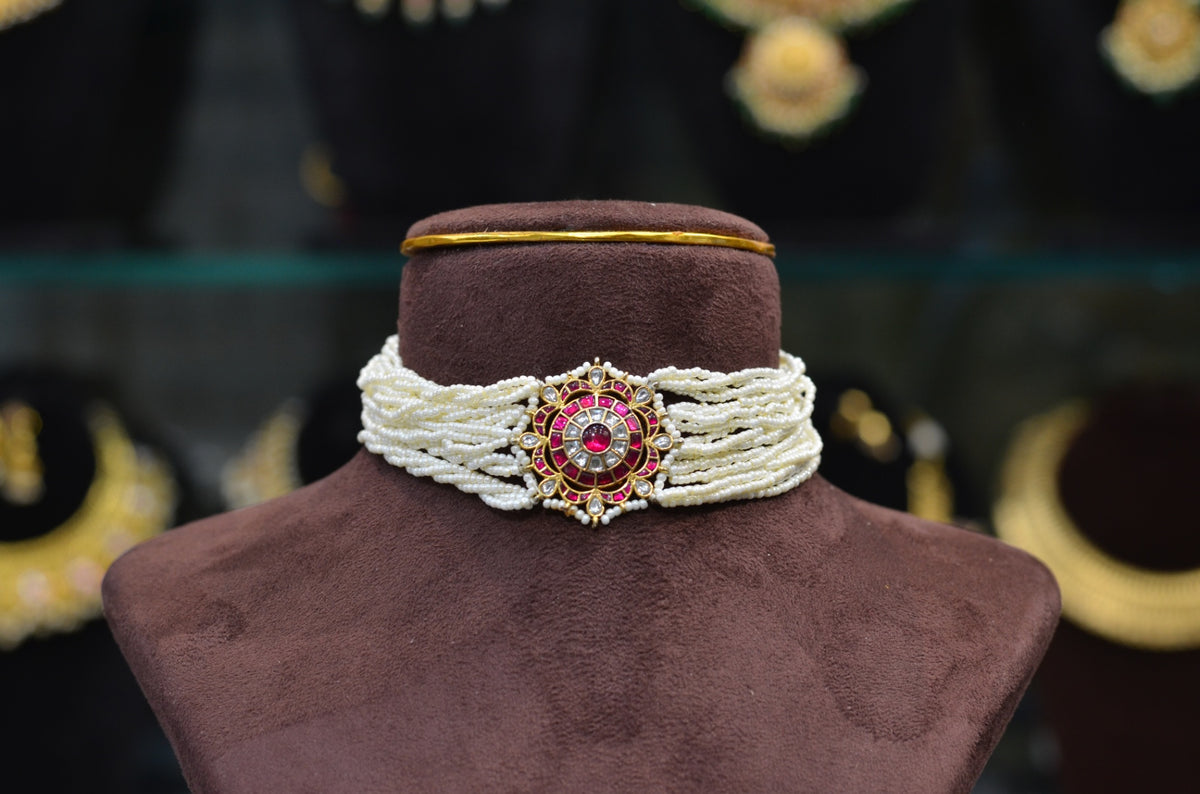 JADAU Choker 017 JADAU RUBY