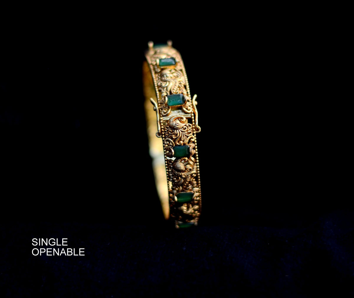 BRACELET/BANGLE bangle 1140 EMERALD Openable