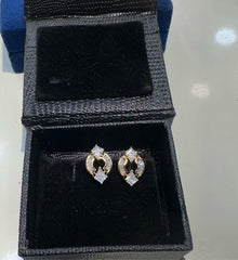 Earring ER077 DIAMOND  WHITE