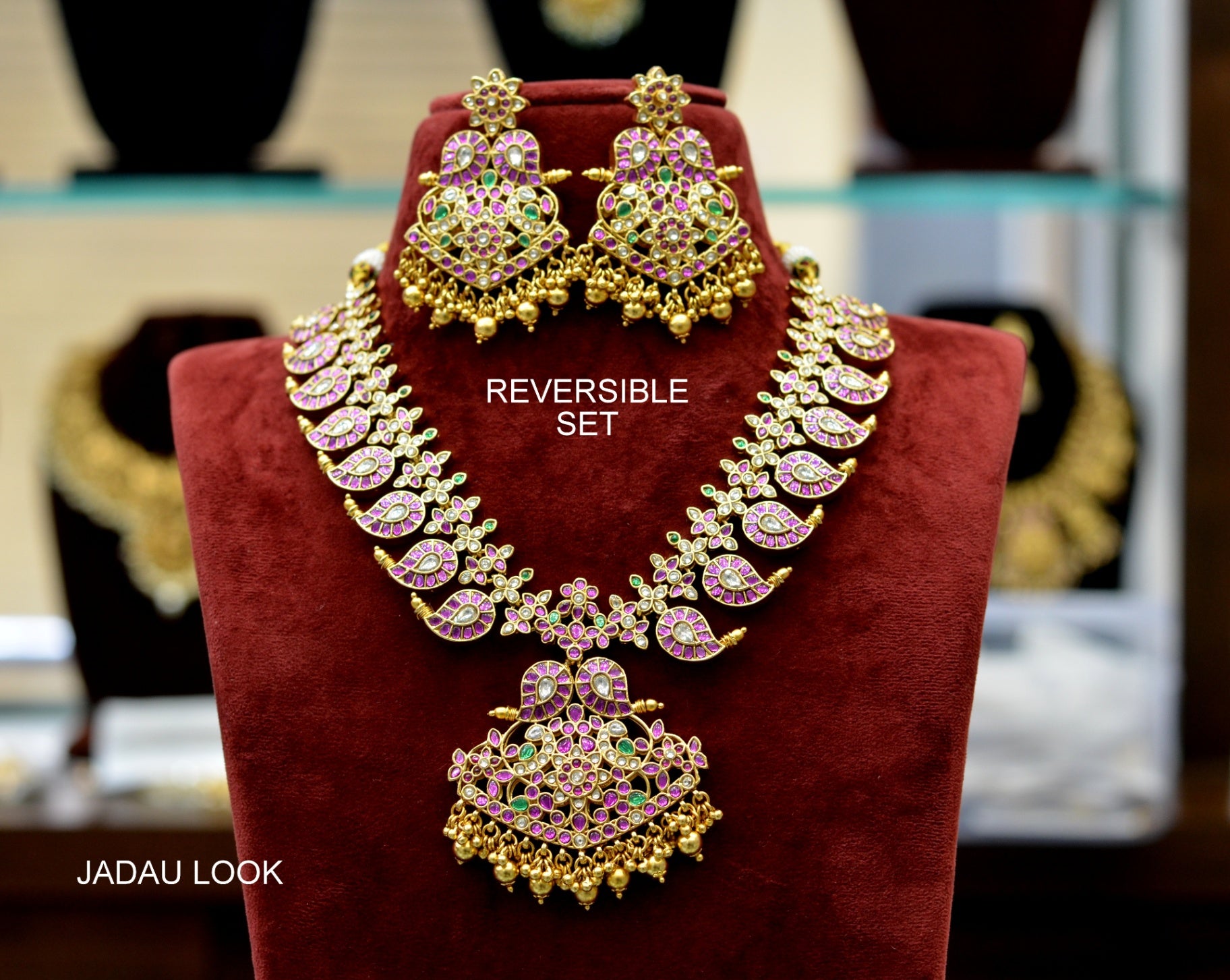 NECKLACE Mango reversible 001 KEMPu GOLDEN