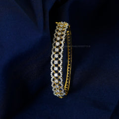 BRACELET/BANGLE Bracelet 051 DUAL PLATING DIAMOND LOOK Openable