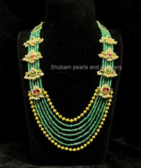 JADAU Beads mala 046 JADAU EMERALD